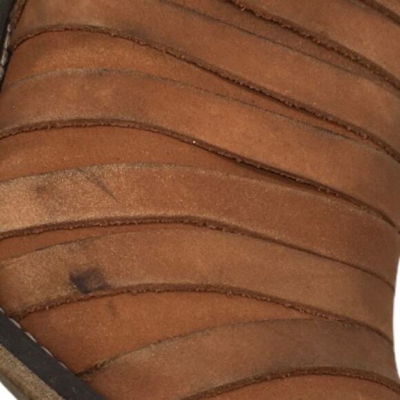 Free People Hybrid Strappy Leather Bootie - 37 - Picture 9 of 11